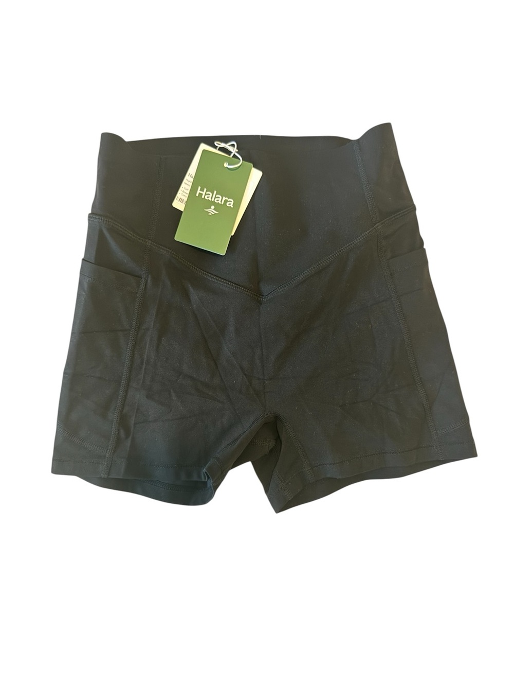 NWT HALARA UltraSculpt Bike Shorts with Cinch and Side Pockets